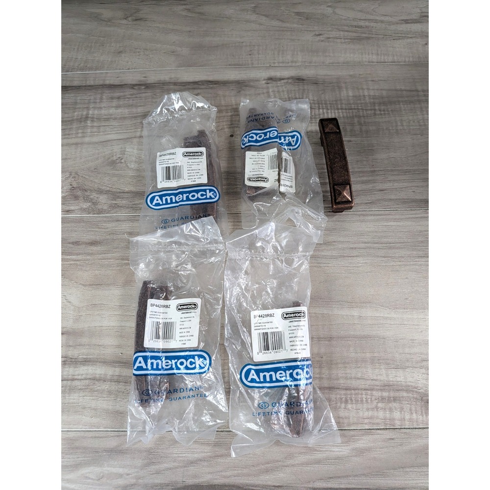 Amerock Rustic Bronze Metal 3 Inch Cabinet Drawer Pull Handles LOT OF 5